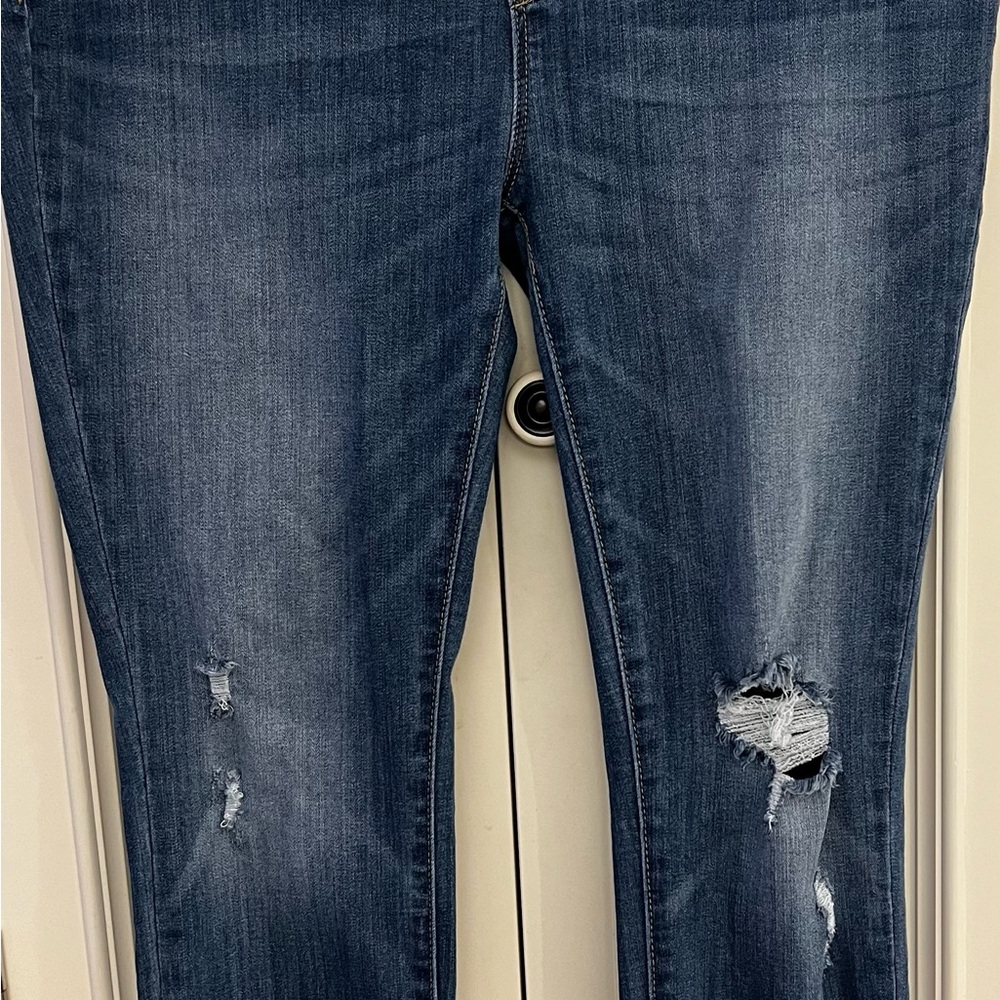 Judy Blue Midnight Distressed Skinny Jeans